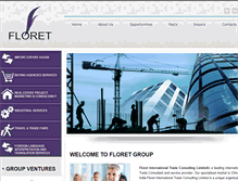 Tablet Screenshot of floretgroup.com